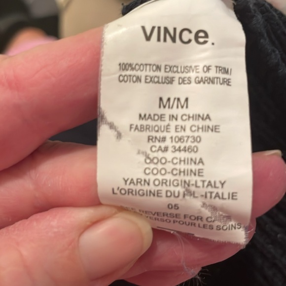 Vince navy blue crewneck sweater - Picture 3 of 7